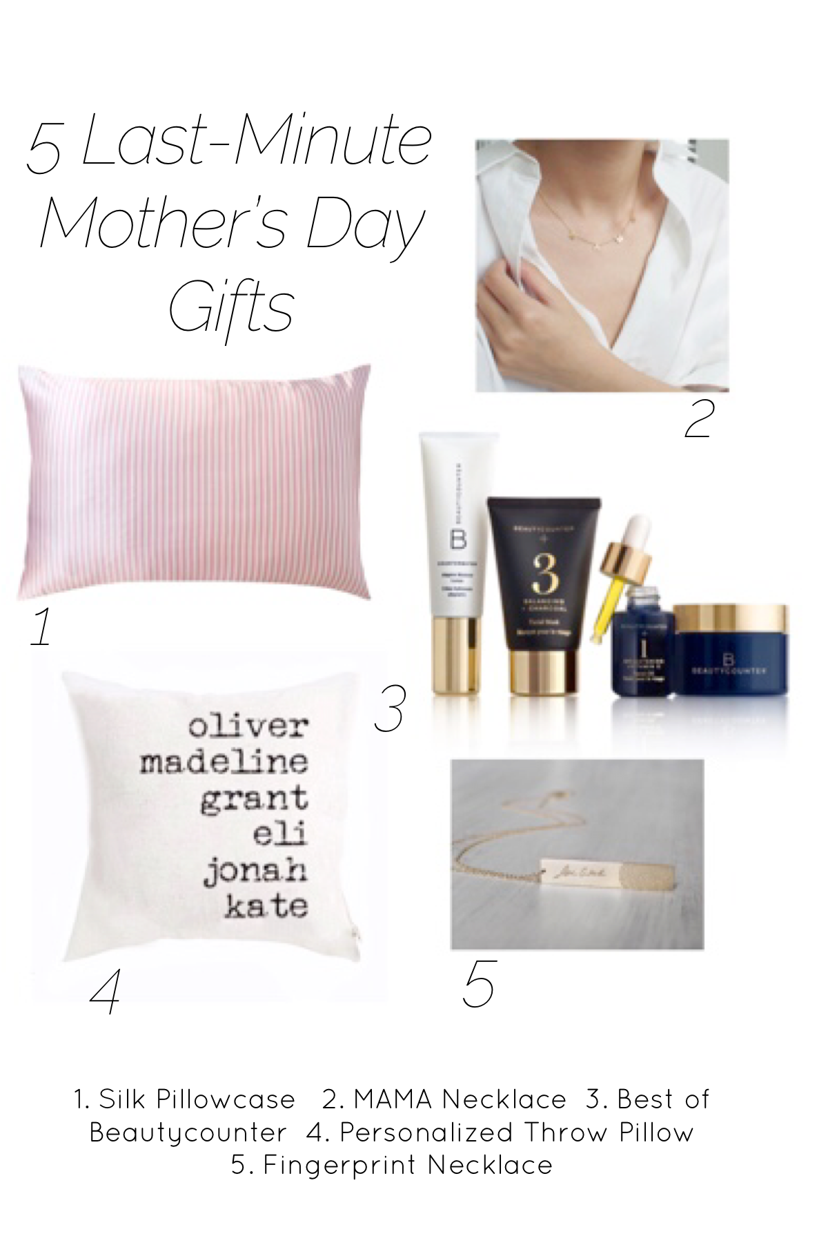 5 Last Minute Mother's Day Gifts
