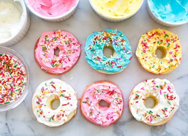 apple donut slices