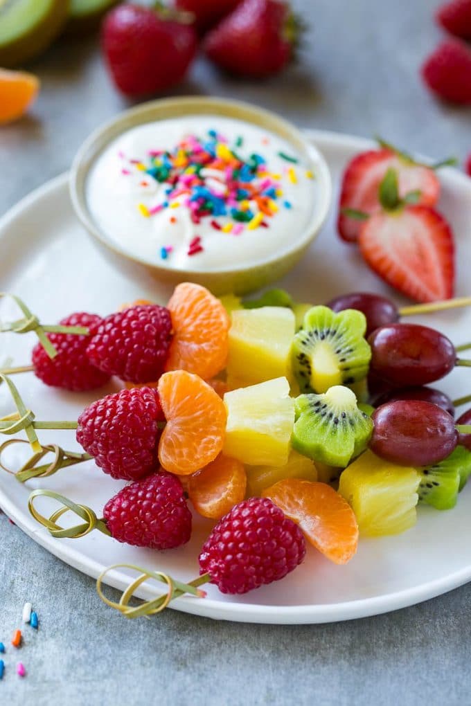 5 edible crafts for kids fruit kabobs