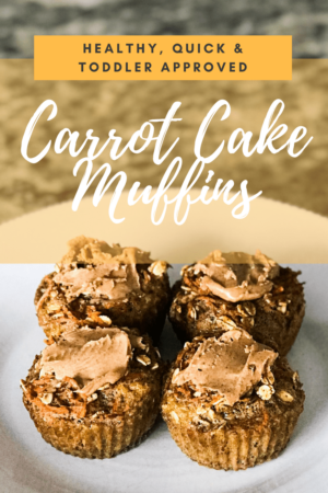 toddler approved carrot cake muffins